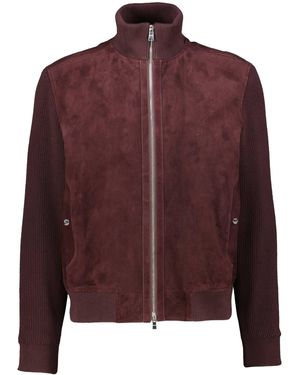 BOSS Lederjacke MERSEY - Rot
