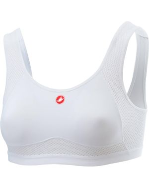 Castelli Radsport-BH "Rosso Corsa Bra" - Weiß