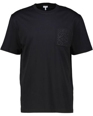 Loewe T-Shirt Relaxed Fit - Schwarz