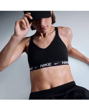 Nike Sport-BH INDY mit mittlerem Halt - Schwarz