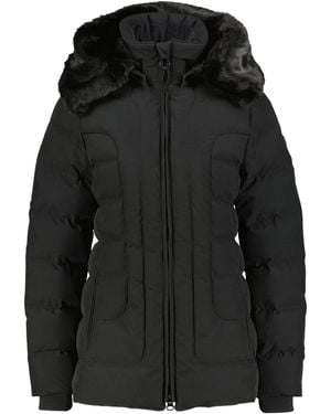 Wellensteyn Funktionsjacke BELVITESSE mit abnehmbarem Kunstpelz - Schwarz
