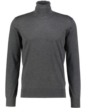 ZEGNA Feinstrickpullover aus Kaschmir und Seide CASHSETA - Grau