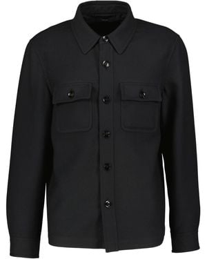 Tom Ford Strickjacke aus Woll-Mix - Schwarz