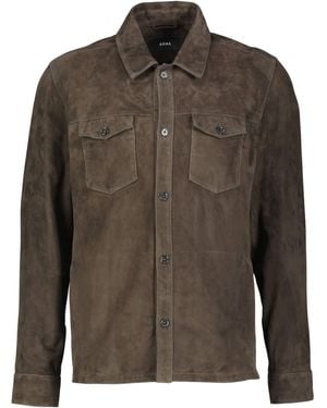Arma Lederjacke DEX GOAT SUEDE STURDY - Braun