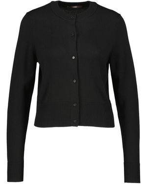 Windsor. Strickjacke aus Wolle - Schwarz