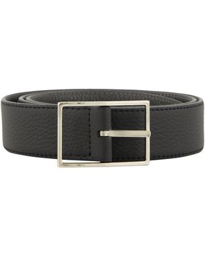 Simonnot Godard Wendegürtel aus Leder - Schwarz