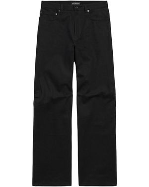 Balenciaga Jeans CURVED KNEE Straight Fit - Schwarz