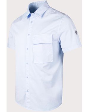 Belstaff Short Sleeve Scale Shirt - Blue