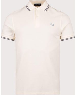 Fred Perry Twin Tipped Polo Shirt - Natural
