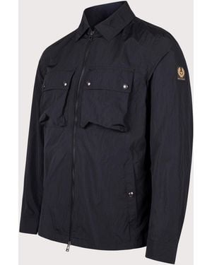 Belstaff Regular Fit Tourer Overshirt - Blue