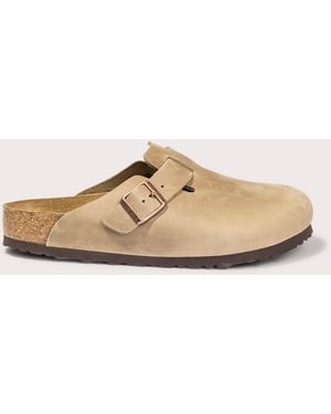 Birkenstock Boston Oiled Leather Clogs - Natural