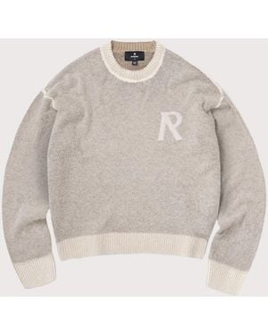 Represent Laurel Alpaca Knitted Jumper - Natural