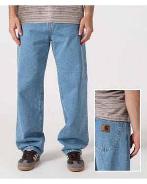 Carhartt Relaxed Fit Aaron Trousers - Blue