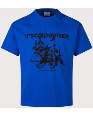 ROA Relaxed Fit Cold T-Shirt - Blue