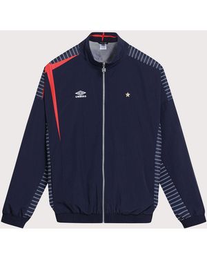 Umbro Relaxed Fit Track Jacket - Blue