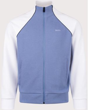 BOSS Regular Fit Join Skaz Track Top - Blue