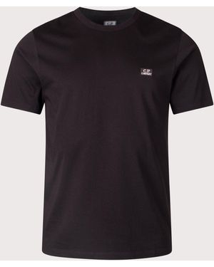 C.P. Company Jersey Logo Patch T-Shirt - Black