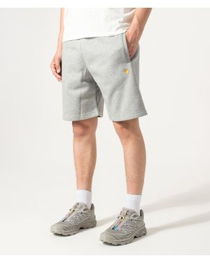 Carhartt Loose Fit Chase Sweat Shorts - Natural