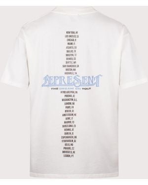 Represent Golden Tour T-Shirt - White