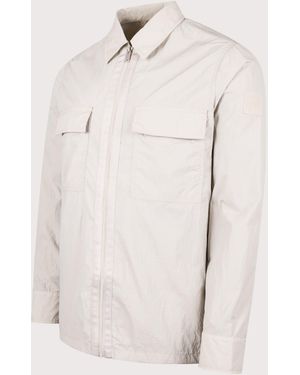 BOSS Oversized Lotape Overshirt - Natural
