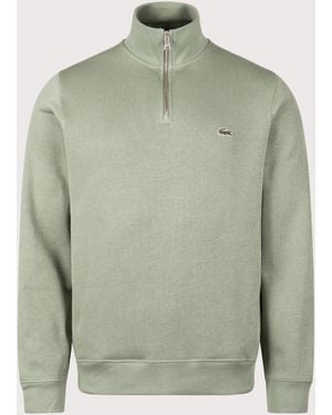 Lacoste Quarter Zip Sweatshirt - Green