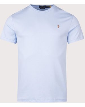 Polo Ralph Lauren Custom Slim Fit Pima T-Shirt - Blue