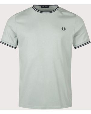 Fred Perry Regular Fit Twin Tipped T-Shirt - Green