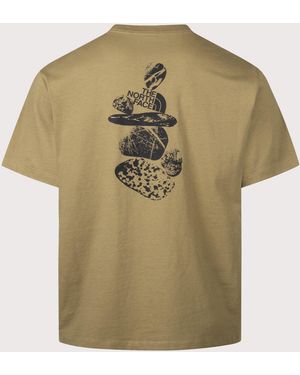 The North Face Relaxed Fit Stones Graphic T-Shirt - Green