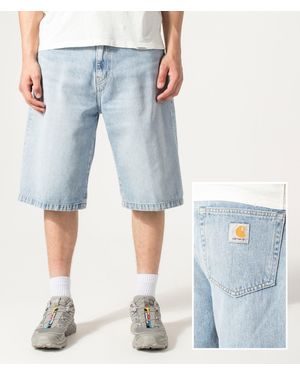 Carhartt Loose Fit Langdon Denim Shorts - Blue