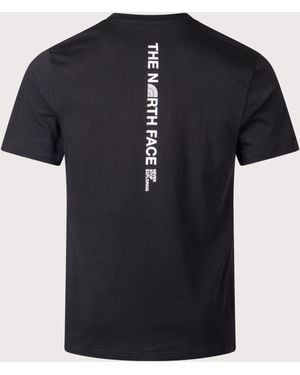 The North Face Vertical Logo T-Shirt - Black