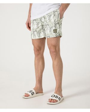 Marshall Artist Camo Erosion Swim Shorts - Green