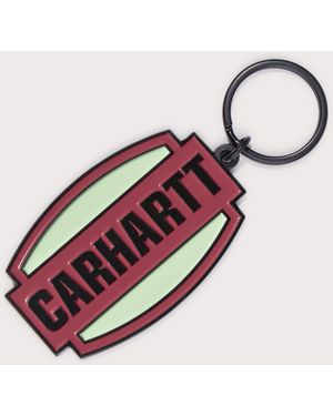 Carhartt Press Script Keychain - Red