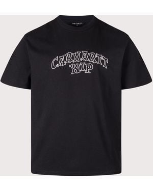 Carhartt Loose Fit Limn Script T-Shirt - Black