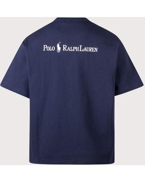 Polo Ralph Lauren Relaxed Fit Logo Jersey T-Shirt - Blue