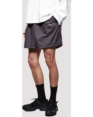 MKI Miyuki-Zoku Relaxed Fit Hyperlight Wind Shorts - Black