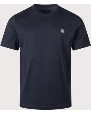 Paul Smith Regular Fit Zebra Logo T-Shirt - Blue