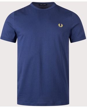 Fred Perry Ringer T-Shirt - Blue