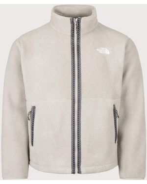 The North Face Relaxed Fit Tnf Fleeski Zip Through Fleece - Natural