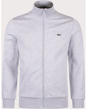 Lacoste Brushed Fleece Track Top - Blue