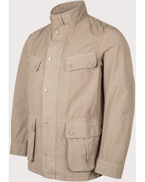 Barbour B.Intl Garment Dyed Duke Casual Jacket - Natural