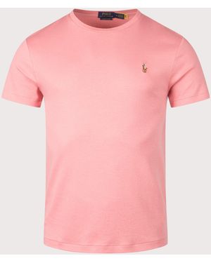 Polo Ralph Lauren Custom Slim Fit Cotton T-Shirt - Pink