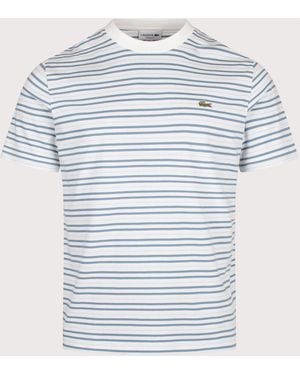 Lacoste Classic Fit Striped T-Shirt - Blue