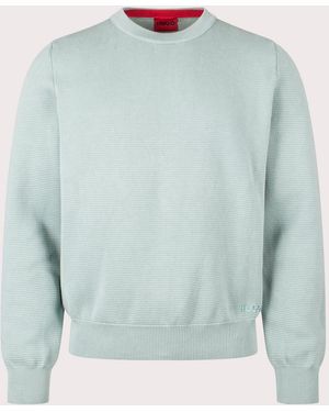 HUGO Relaxed Fit San Celly Sweatshirt - Green