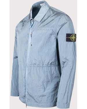 Stone Island Nylon Metal Overshirt - Blue