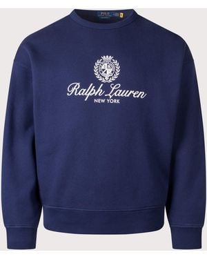 Polo Ralph Lauren Relaxed Fit Graphic Sweatshirt - Blue