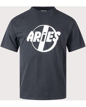 Aries Faded Punk T-Shirt - Blue