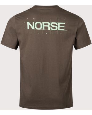 Norse Projects Norse X Bst Back Print T-Shirt - Brown