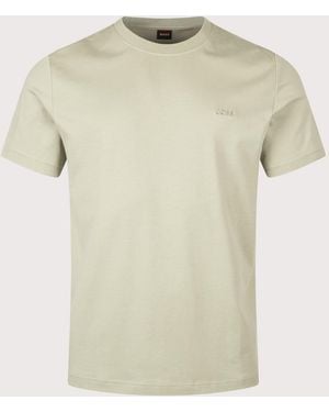 BOSS Regular Fit Te Interlock T-Shirt - Natural