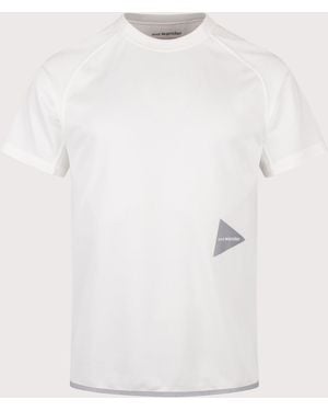 and wander Dry Jersey Raglan T-Shirt - White