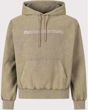 thisisneverthat Regular Fit T-Logo Hoodie - Natural